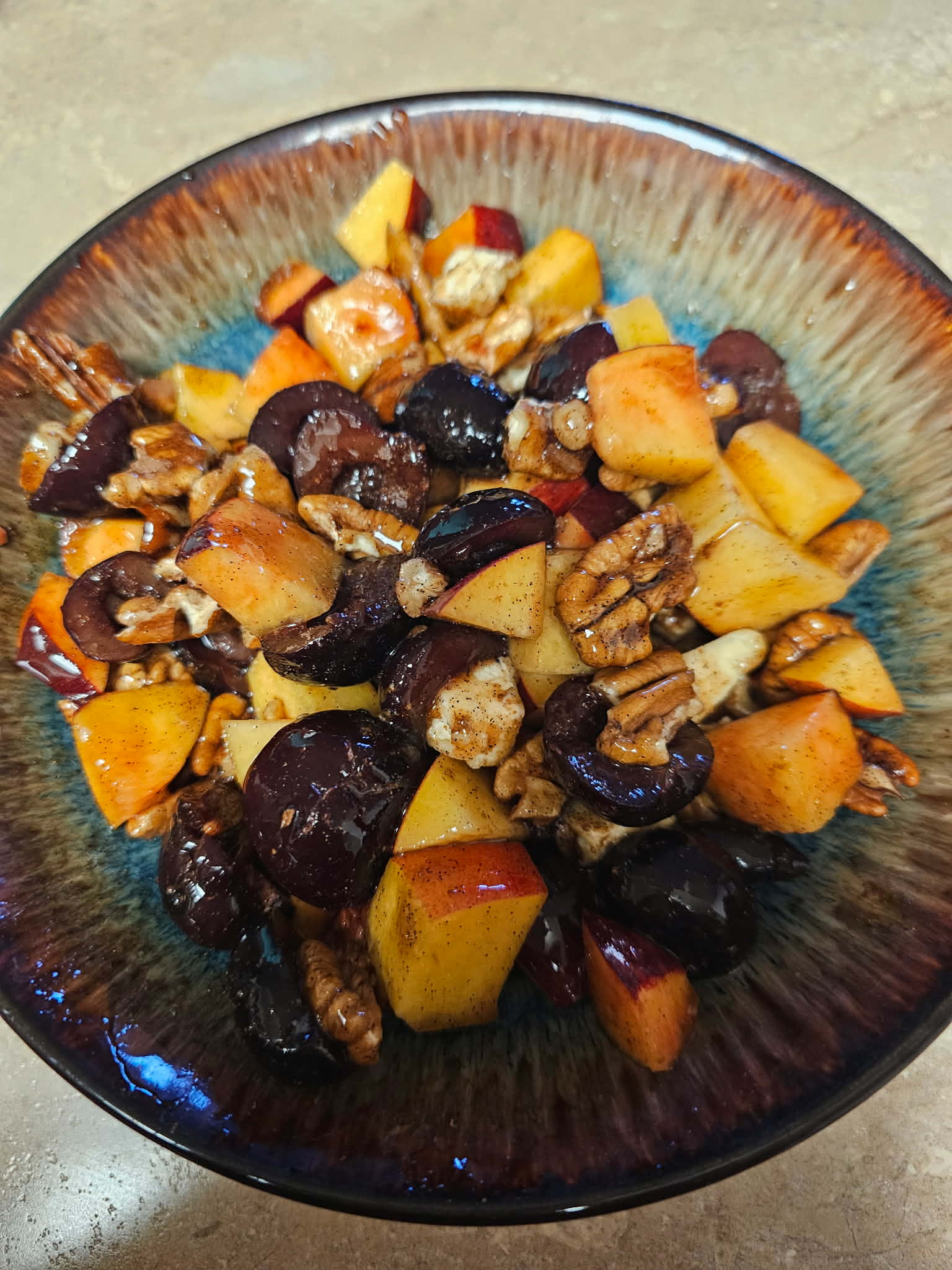 Air-Fried Peach Cherry Pecan Bowl — photo 2