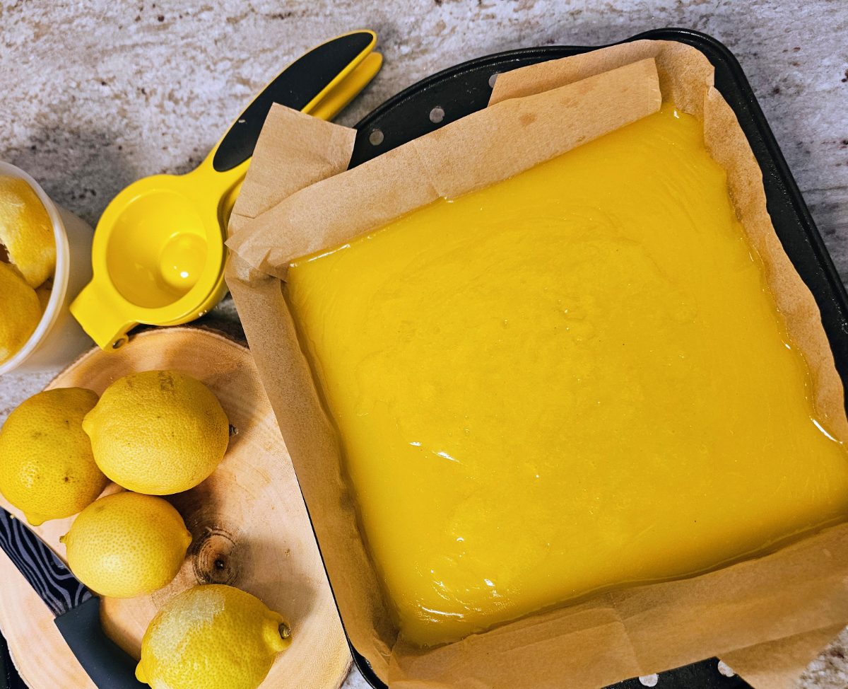 Close-up of Brown Butter Lemon Bars