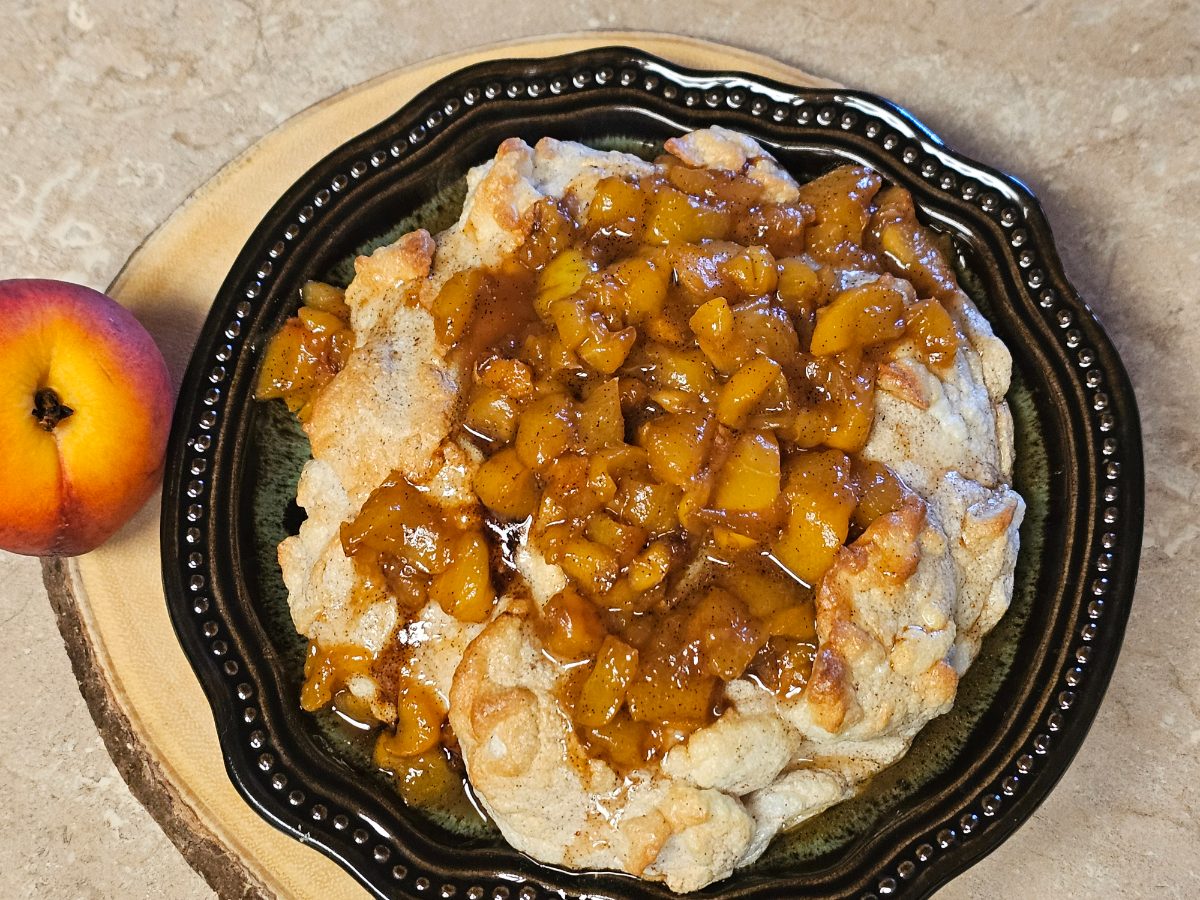 Peach Cobbler Cloud Bread
