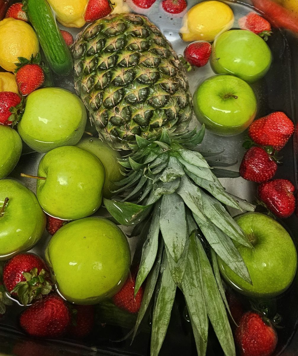 mango, peeled and cubed